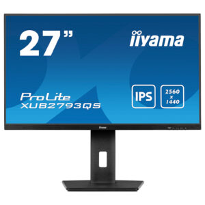 Ecran IIYAMA 27" XUB2793QS-B7 16:9 QHD -IPS 100Hz 1ms HDMI+DP - Réglable