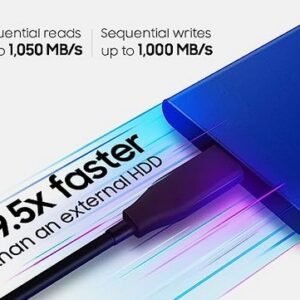 Samsung Ultra rapide Portable SSD NVMe T7 1To
