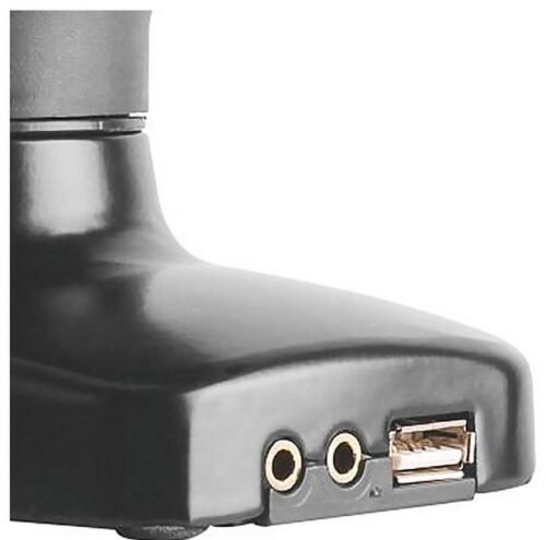 Support de bureau Full Motion 2 écrans PC 13"-27" USB + AUDIO – Image 3