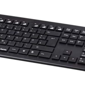 Pack Clavier + souris HAMA Cortino FR - Sans fil - Noir