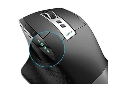 Souris RAPOO MT750S - Wif/Bluetooth rechargeable (Micro USB) - Noir – Image 3