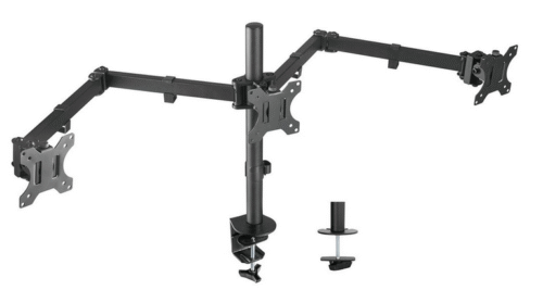 KIMEX Support de Bureau 015-1623 / 3 écrans moniteurs PC 13''- 27'' – Image 2
