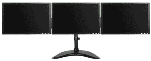 V7 DS1FST-1E - support 3 écrans 10-27" - 8kg par bras – Image 4