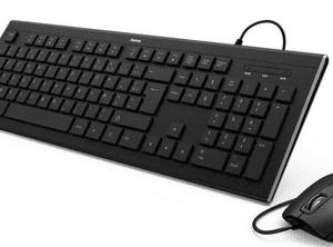 Hama Set clavier / souris "Cortino", filaire, noir, FR