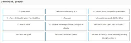 Drone DJI Mini 4 Pro Fly More Combo avec radiocommande RC-2 – Image 2