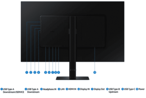 Samsung - Ecran professionnel ViewFinity S60UD 32" QHD (2K) – Image 6