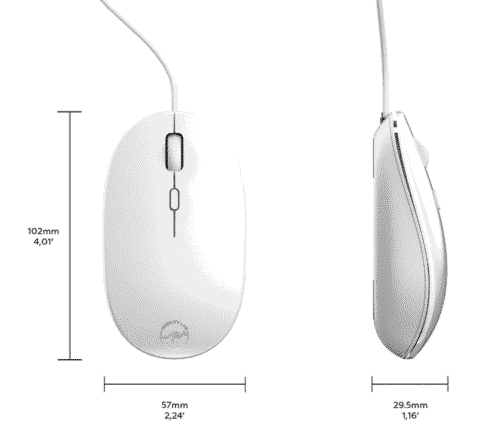 Mobility Lab - ML301884 - Souris filaire - Blanc – Image 2