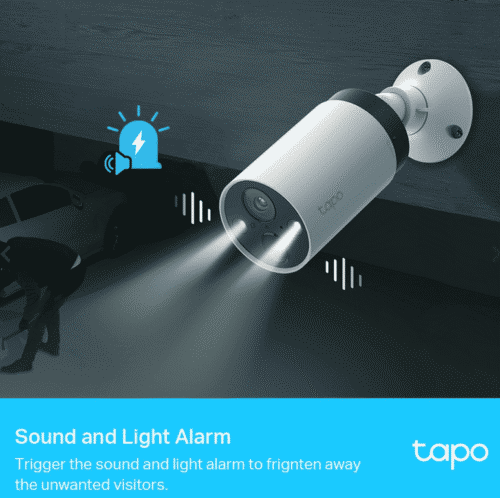 Tapo C420S1  Caméra sans fil Outdoor 2K QHD sur batterie + Hub de connexion – Image 3