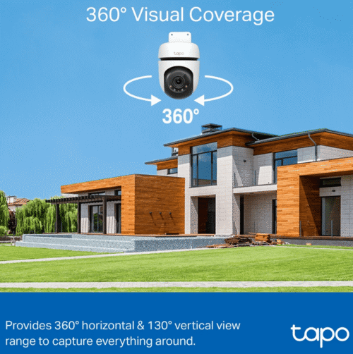 Tapo C510W  Caméra de sécurité 2K extérieure panoramique et inclinable WiFi – Image 6