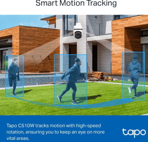 Tapo C510W  Caméra de sécurité 2K extérieure panoramique et inclinable WiFi – Image 5
