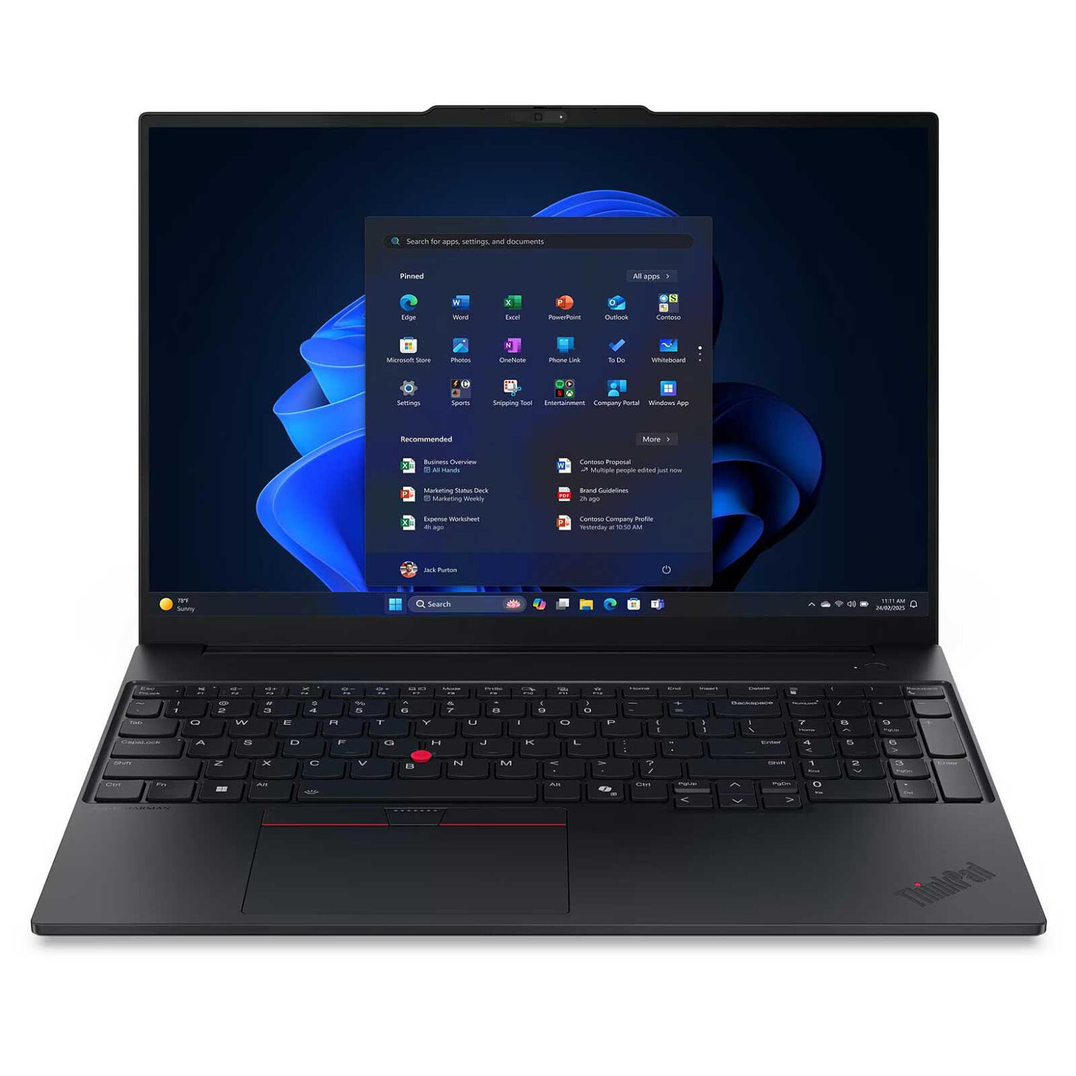 Lenovo ThinkPad E16 Gen 3 - Intel Core 5 210H - 16 Go - SSD 512 Go - 16"