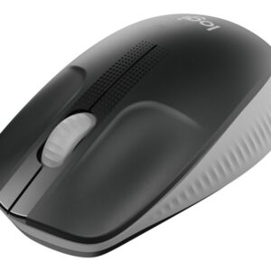 Souris sans fil Logitech M190 grise ambidextre grande main