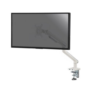 Support de bureau Full Motion pour écran PC 17"-32" avec USB, Blanc