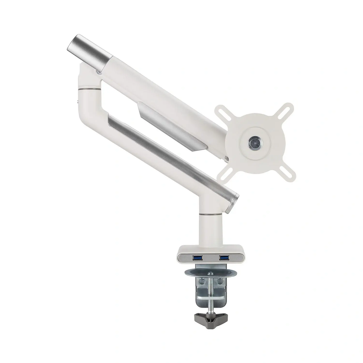 Support de bureau Full Motion pour écran PC 17"-32" avec USB, Blanc – Image 8