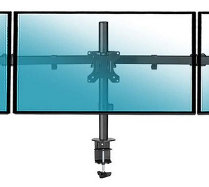 KIMEX Support de Bureau A Pincer pour 3 Ecrans Moniteurs TV 13' '- 27''
