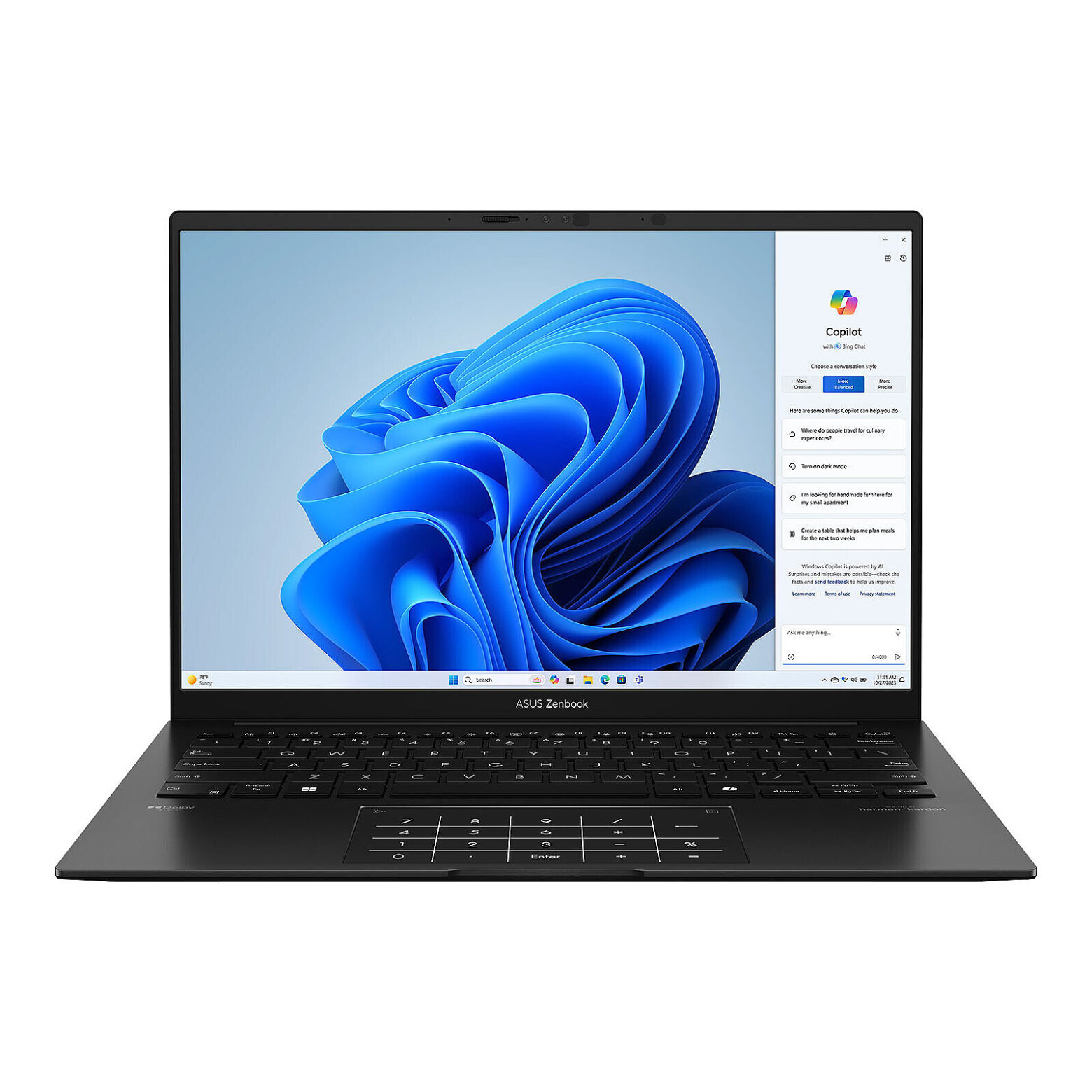 ASUS Zenbook 14 OLED UM3406GA-DICQD114X / Ryzen 7 AI 445 / 32Go RAM / 1To SSD / 14" OLED FHD+ / W11 Pro