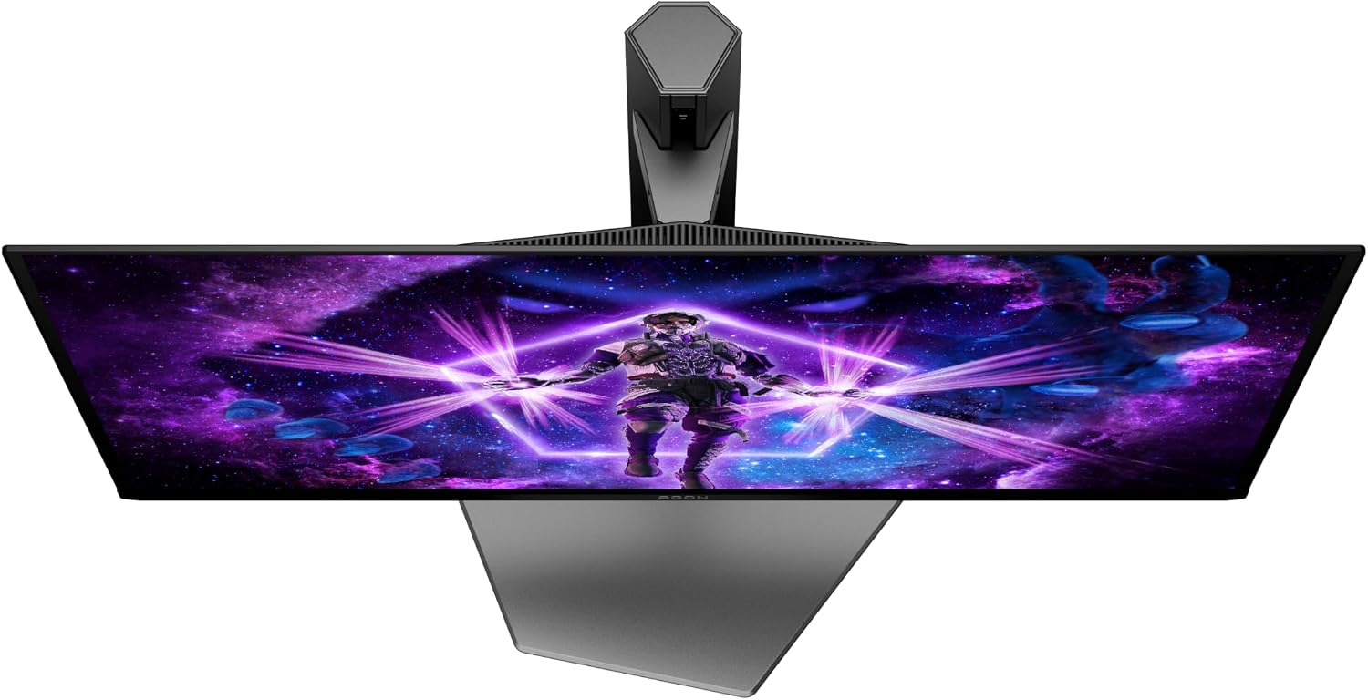 AOC Gaming Moniteur AG326UD 32 Pouce 165Hz QD-OLED Dalle, 0.03ms GtG, HDR400 TrueBlack, G-Sync Compatible, Ajustable en Hauteur, Haut-parleurs, USB Hub – Image 6