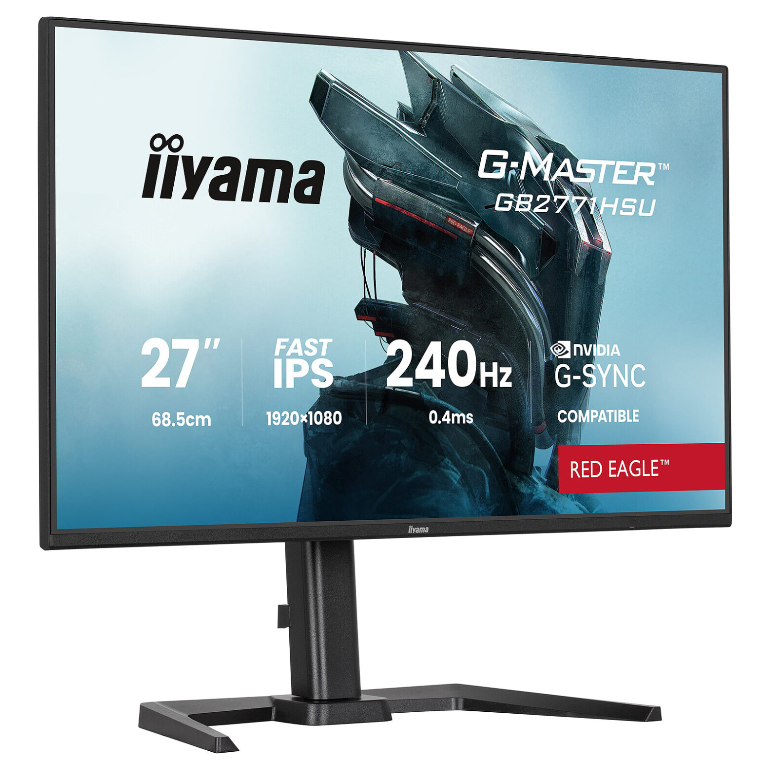 iiyama 27" LED - G-Master GB2771HSU-B1 Red Eagle - FHD - 240Hz – Image 5
