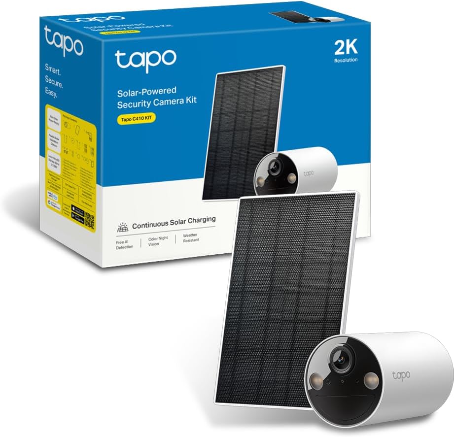 Caméra de Surveillance Solaire 2K QHD Imperméable IP65 - Tapo C410 KIT WIFI – Image 6