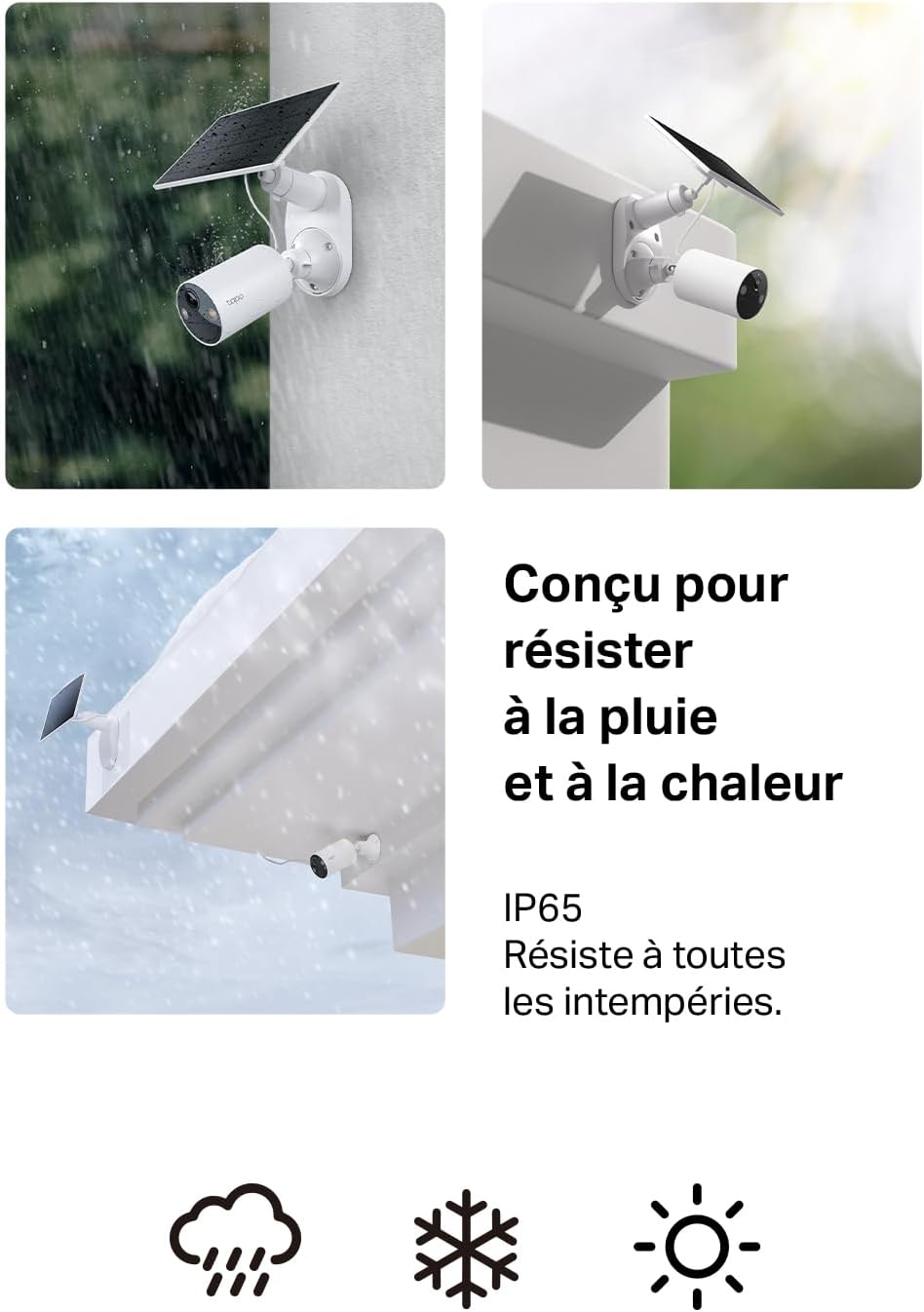 Caméra de Surveillance Solaire 2K QHD Imperméable IP65 - Tapo C410 KIT WIFI – Image 3