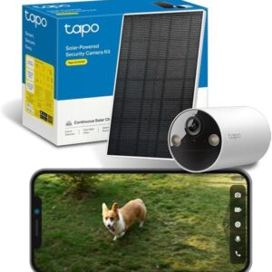 Caméra de Surveillance Solaire 2K QHD Imperméable IP65 - Tapo C410 KIT WIFI