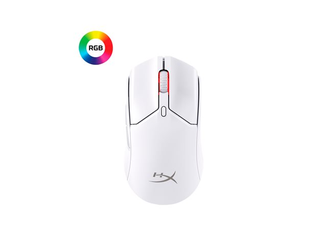 Souris de jeu sans fil HyperX Pulsefire Haste 2 mini - HyperX 26K 26000 DPI 59g blanche – Image 5