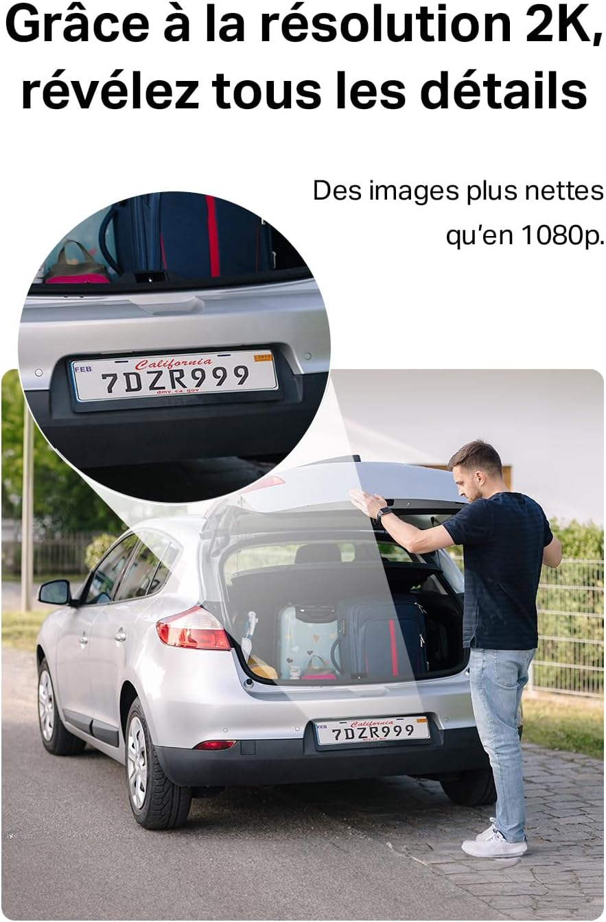 Caméra de Surveillance Solaire 2K QHD Imperméable IP65 - Tapo C410 KIT WIFI – Image 10
